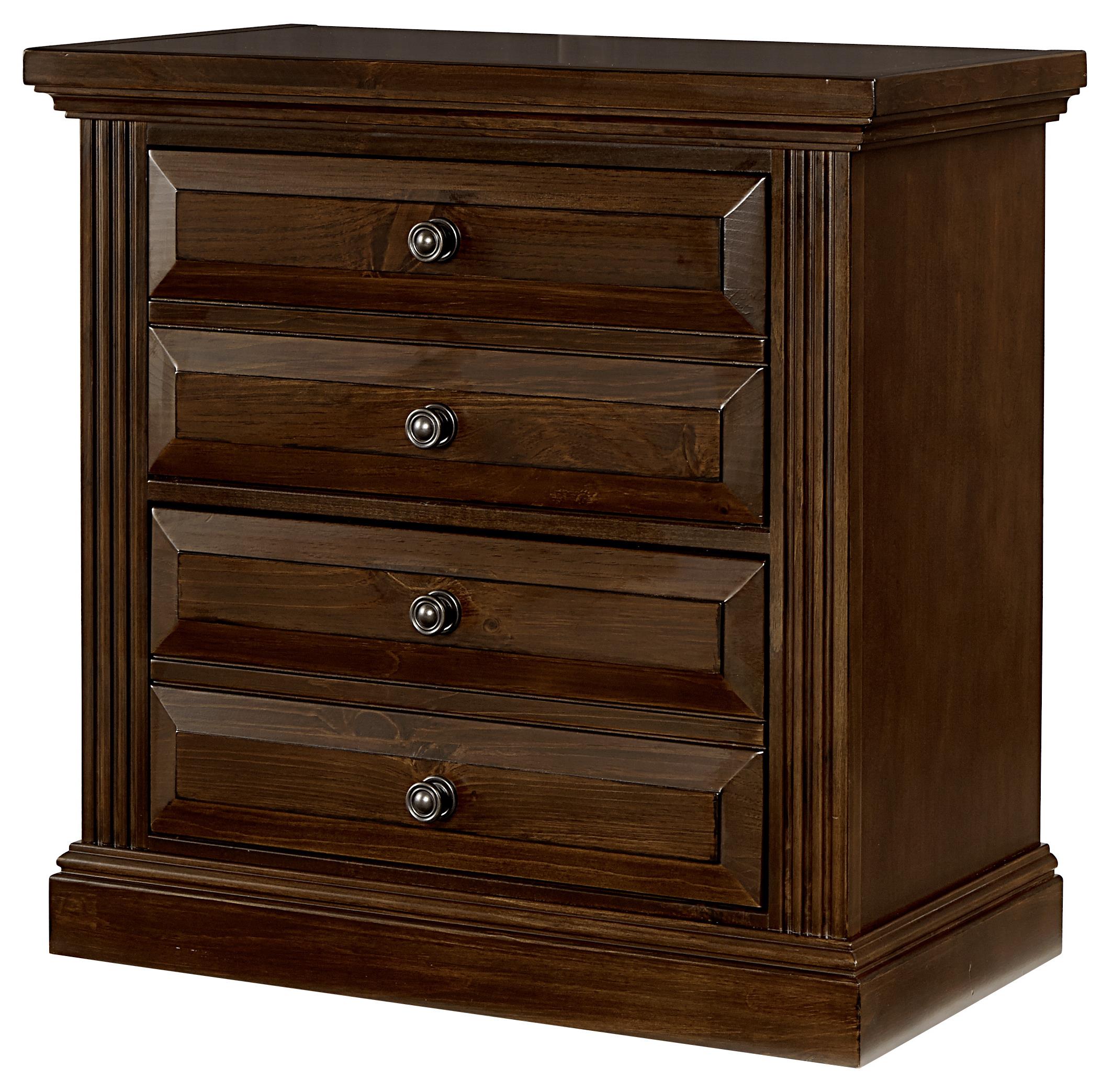 Vaughan Bassett Woodlands Transitional Night Stand 2 drawers